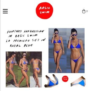 Basic Swim La Premiere Bottom ONLY- Royal Blue